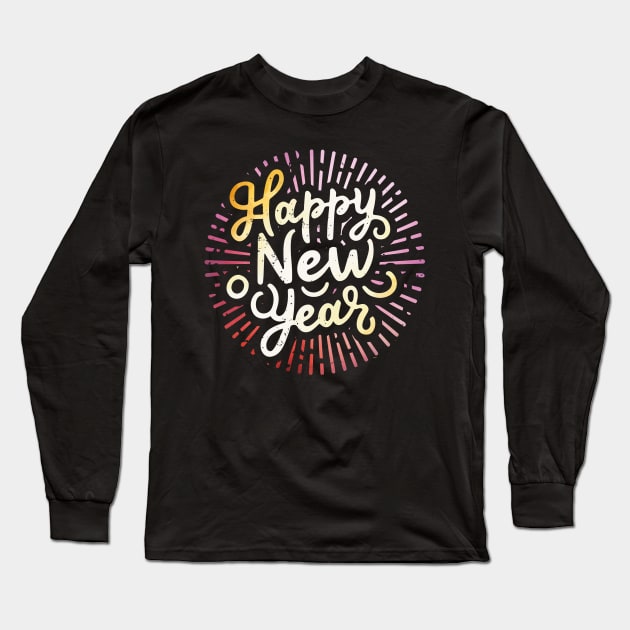 New Year's Eve – December Long Sleeve T-Shirt by irfankokabi